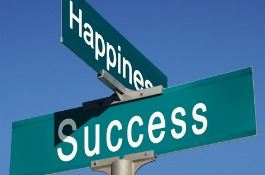 HAPPINESS EQUALS SUCCESS